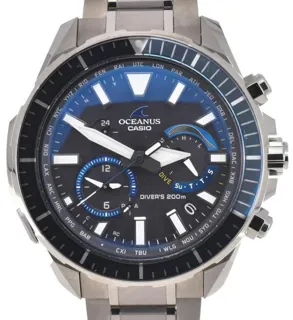 Casio Oceanus OCW-P2000-1AJF 46mm Titanium Blue