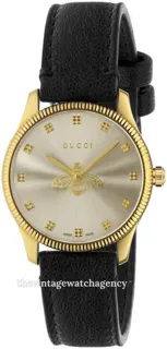 Gucci G-Timeless YA1265023 gold toned steel Silver