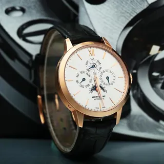 Montblanc Heritage 110714 39mm Rose gold Silver