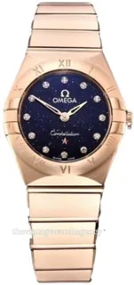 Omega Constellation 131.50.25.60.53.002 Rose gold Blue