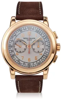 Patek Philippe Chronograph 5070R-001 42mm Rose gold Silver