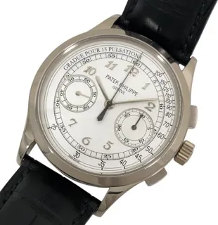 Patek Philippe Chronograph 5170G-001 39mm White gold Silver