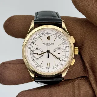 Patek Philippe Chronograph 5170J-001 39mm Yellow gold Silver