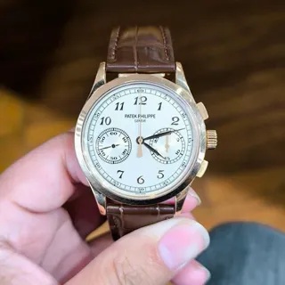 Patek Philippe Chronograph 5170R-001 39.5mm Rose gold Silver