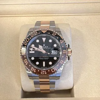 Rolex GMT-Master II 126711CHNR 40mm Yellow gold and Stainless steel Black