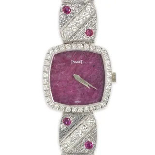 Piaget 23mm 18k white gold