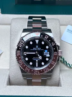 Rolex GMT-Master II, “Root Beer" 126711CHNR Rose Gold$Steel Black