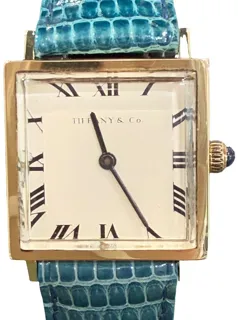 Tiffany Square 2035511 26mm Gold 585 K. Cream