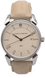 Cuervo y Sobrinos Historiador 3195.1CS.CR Stainless steel Cream