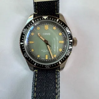 Oris Divers Sixty Five 01 733 7707 4337 40mm Stainless steel Green