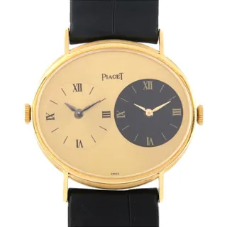 Piaget Dual-Time 612501 Yellow gold Black and Golden