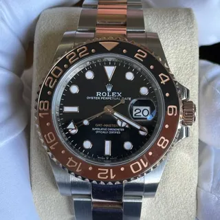 Rolex GMT-Master II 126711CHNR 40mm Yellow gold and Stainless steel Black