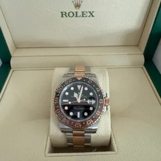 Rolex GMT-Master II 126711CHNR 40mm Yellow gold and Stainless steel Black