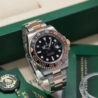 Rolex GMT-Master II 126711CHNR 40mm Yellow gold and Stainless steel Black