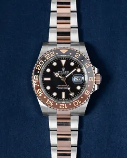 Rolex GMT-Master II 126711CHNR 40mm Two Tone Rose Gold (TTRG) Black