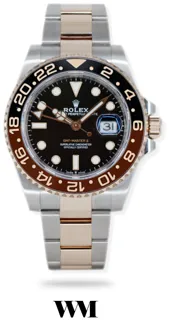 Rolex GMT-Master II 126711CHNR 40mm Rose gold and Stainless steel Black