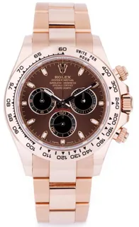 Rolex Daytona 116505 40mm Rose gold Brown