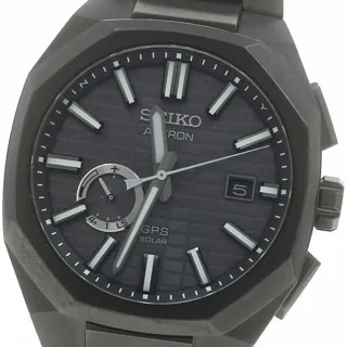 Seiko Solar SBXD015/3X62-0AA0 41mm Titanium Black