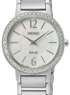 Seiko Solar SUP467P1 ( ) 30mm Stainless steel White