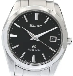 Seiko GS SBGX061/9F62-0AB0 37mm Stainless steel Black