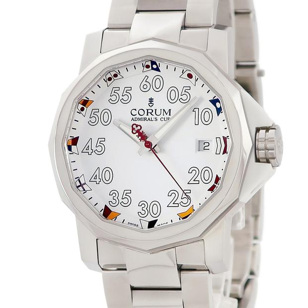 稼働品 CORUM Admirals Cup 時計 デカゴン 希少品 箱付き corum-admiral-s-cup-