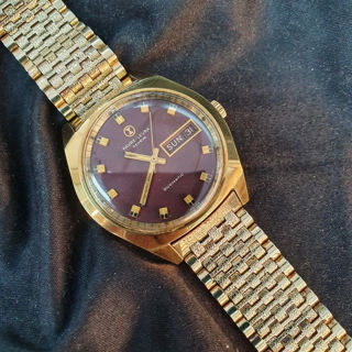 Favre-Leuba Geneve Duomatic Gold-plated Brown | Dealer | EveryWatch