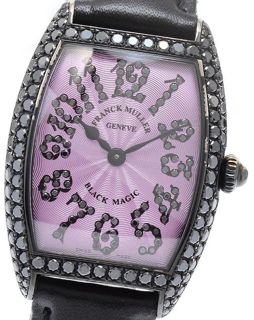 Franck Muller Cintrée Curvex 1752 QZ D White gold Pink Japan