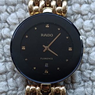 Rado Florence 160.3677.2 Yellow gold Black Australia | Dealer