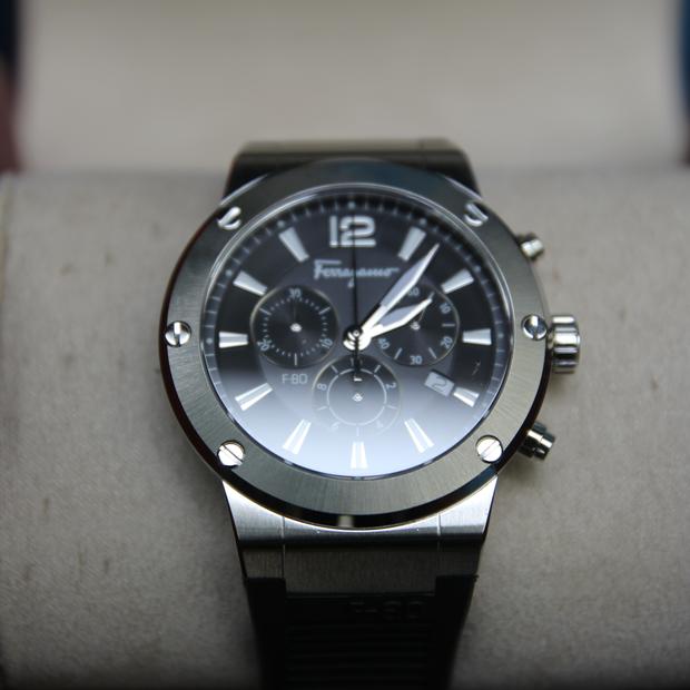 ☆*☆様 SalvatoreFerragamo 6 1/2 Salvatore Ferragamo SFEX 230015140111 Stainless steel Black 2024