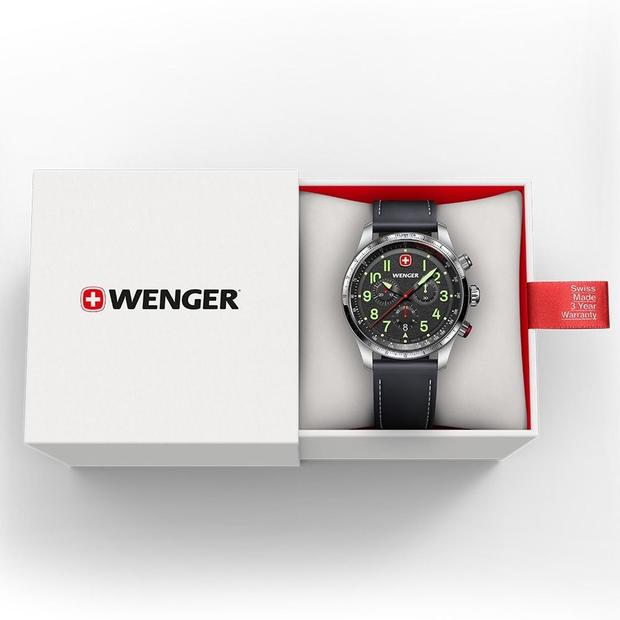 Wenger 01.0543.110 Stainless steel Black Germany | Dealer | EveryWatch