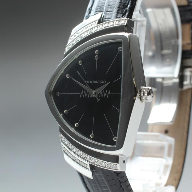Hamilton Ventura H244610 H600244101 Stainless steel Black Japan