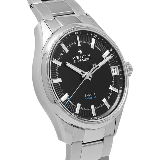 Zenith El Primero 03.2170.4650/21.m2170 Stainless steel Black