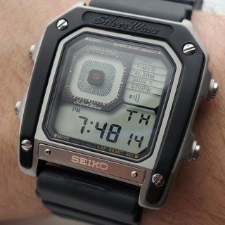 時計 Swatch Seiko G757-5020 Stainless steel Black Canada | Dealer | EveryWatch