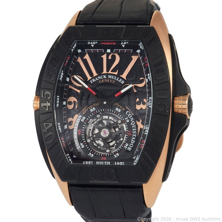 Franck Muller Conquistador 8000 SC J Stainless steel Black
