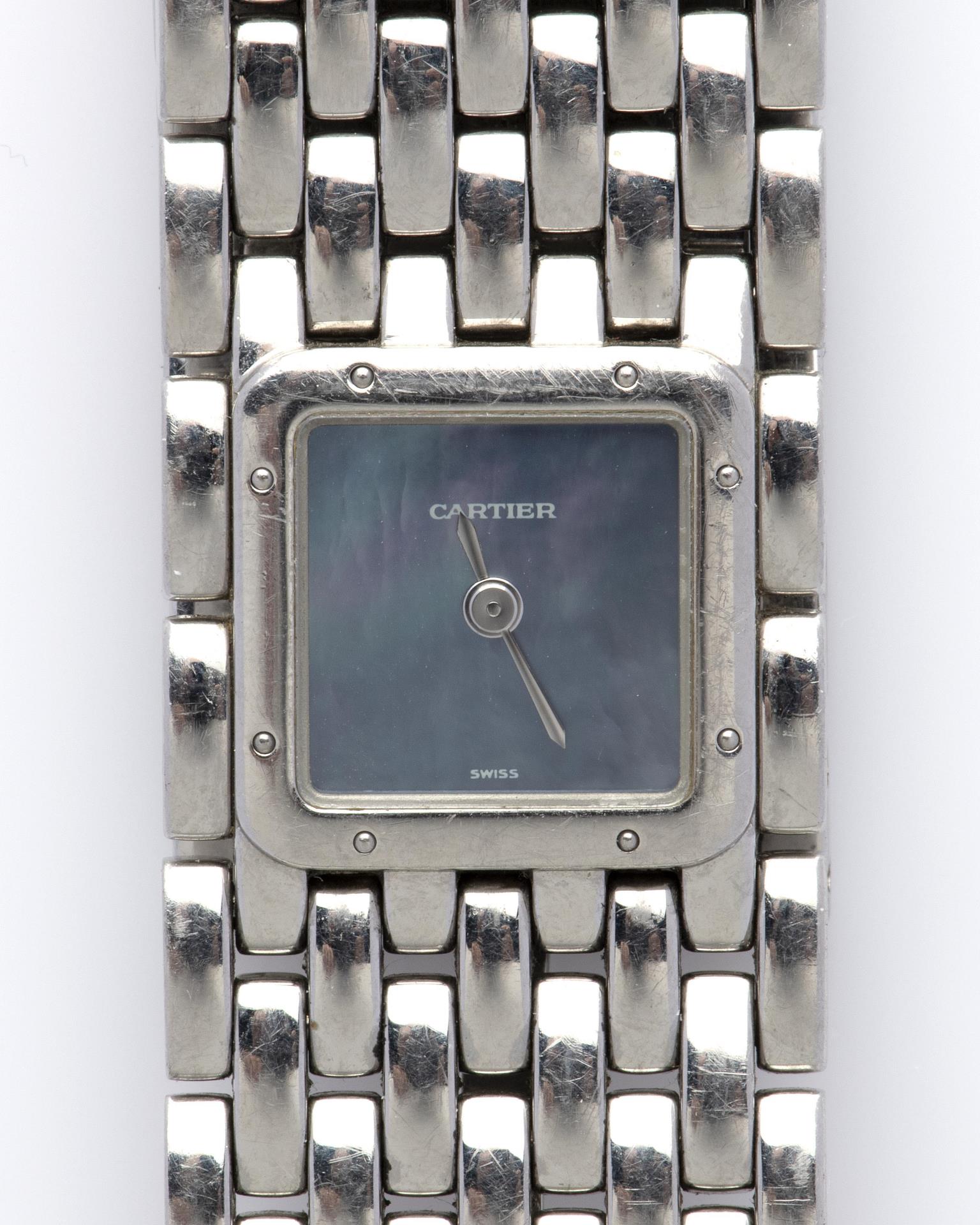 Cartier 2420 Stainless steel Black