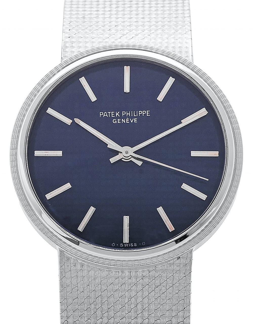 Patek Philippe Calatrava 3563/3 34mm Yellow gold Blau