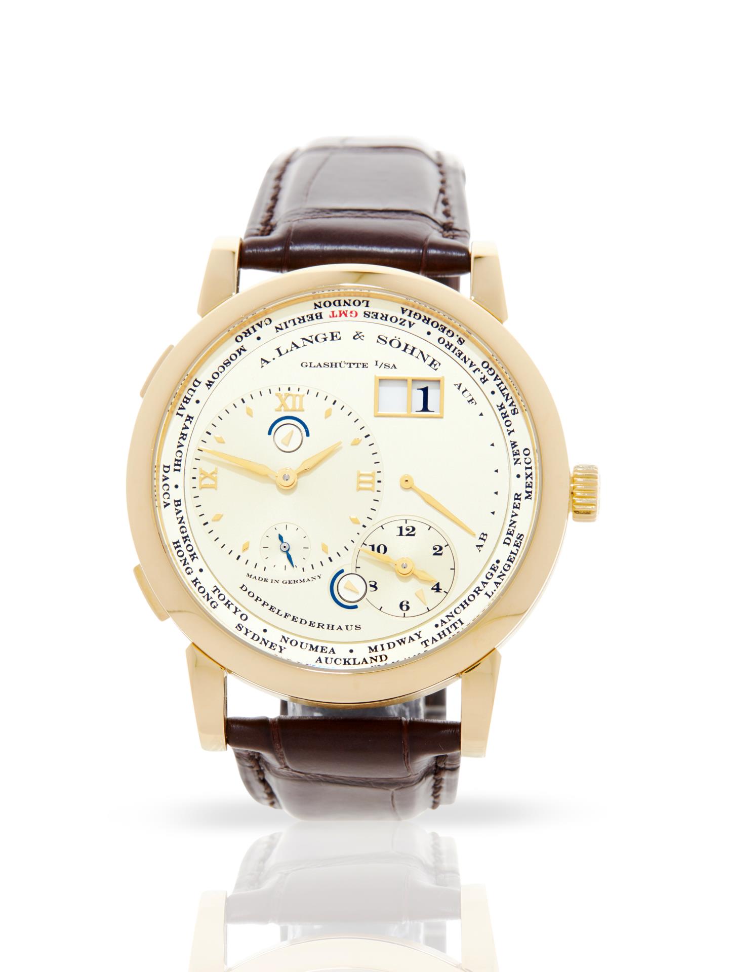 A. Lange & Söhne Lange 1 116.021 42mm Yellow gold Silver