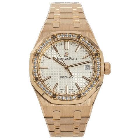 Audemars Piguet Royal Oak 15451OR.ZZ.1256OR.01 37mm Rose gold Silver