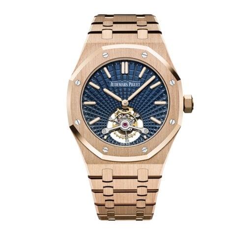 Audemars Piguet Royal Oak Tourbillon 26522OR.OO.1220OR.01 41mm Rose gold Blue