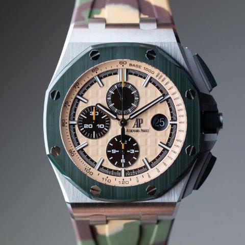 Audemars Piguet Royal Oak Offshore 26400SO.OO.A054CA.01 44mm Stainless steel Beige