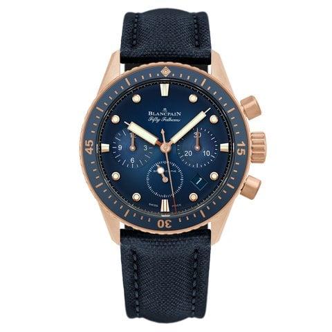 Blancpain Bathyscaphe Chronographe Flyback 5200 3640 O52B 43mm Rose gold Blue