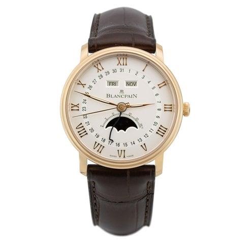 Blancpain Villeret 6654-3642-55B 40mm Rose gold White