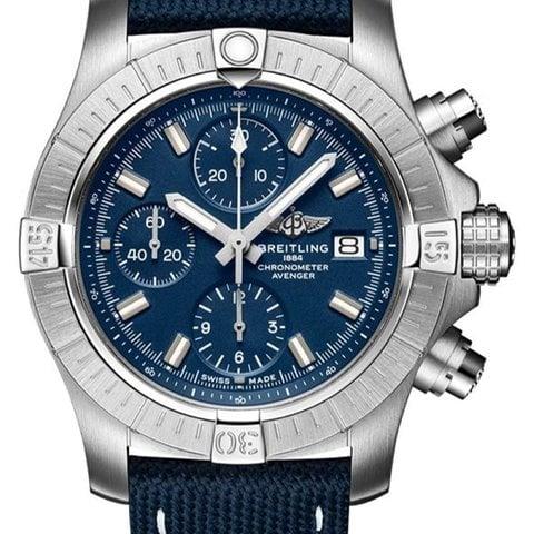 Breitling Avenger A13385101C1X1 43mm Stainless steel Blue