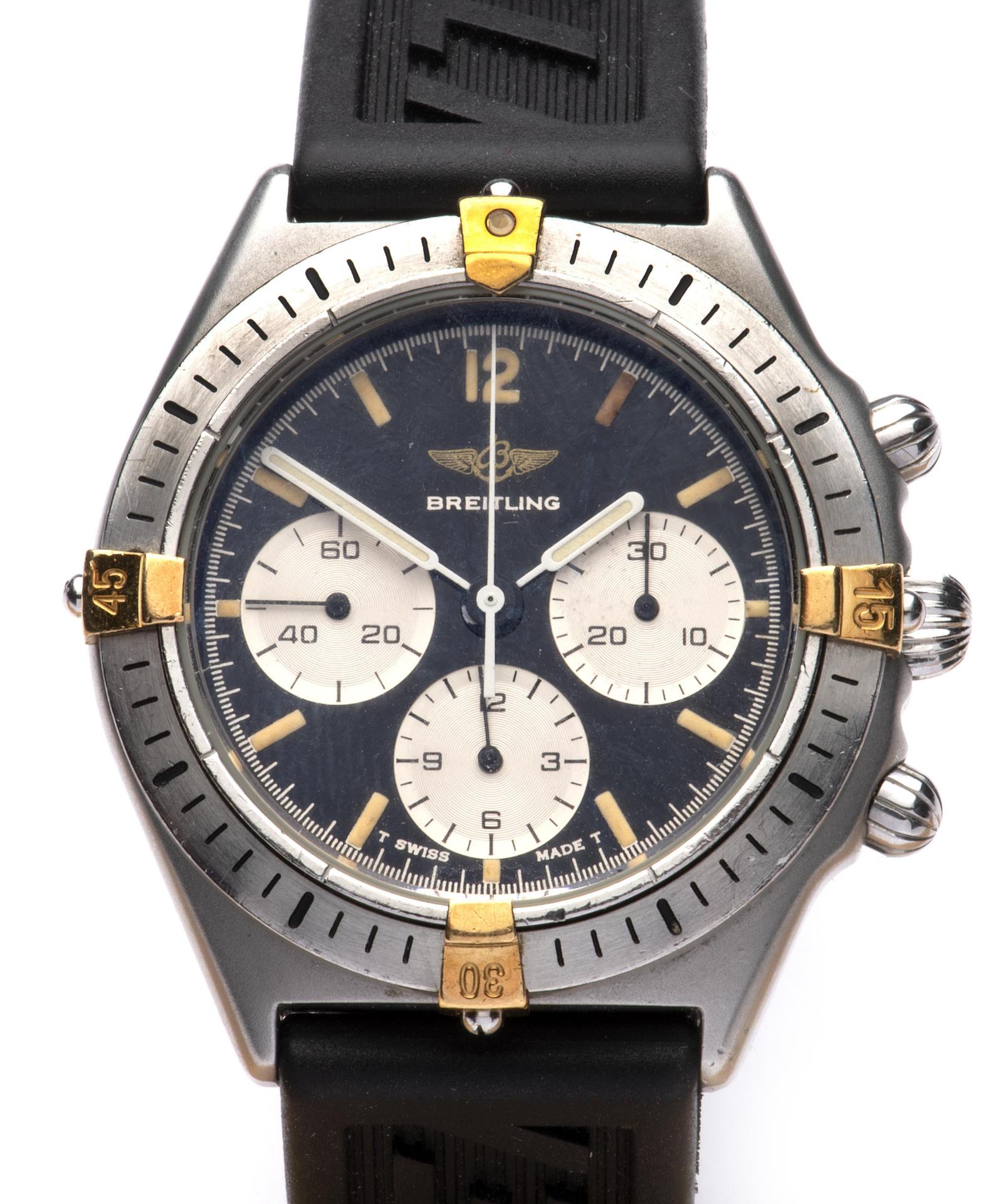 Breitling Callisto 80520 Yellow gold and Stainless steel Black