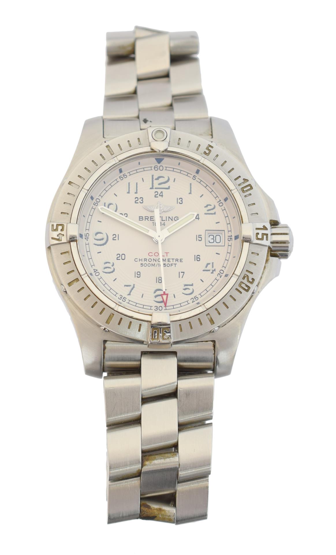 Breitling Colt A74380 41mm Stainless steel White 1