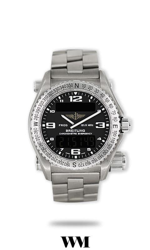 Breitling Emergency E76321 43mm Titanium Grey