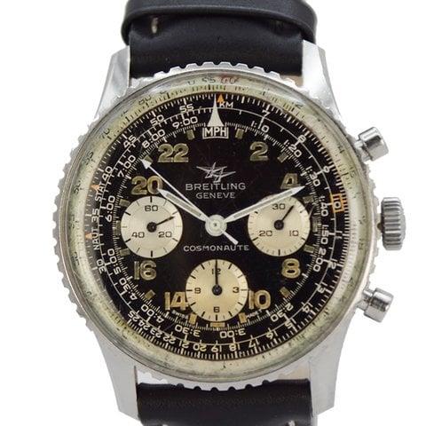 Breitling Navitimer Cosmonaute 809 41mm Stainless steel Black