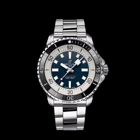 Breitling Superocean A17376211C1A1 44mm Stainless steel Blue