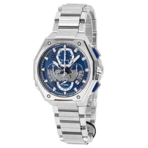 Bulova Precisionist 96B349 43mm Stainless steel Blue