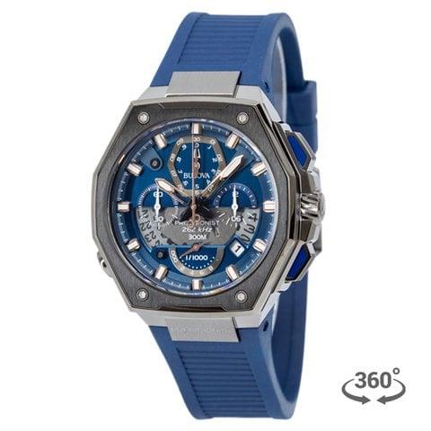 Bulova Precisionist 98B357 45mm Stainless steel Blue